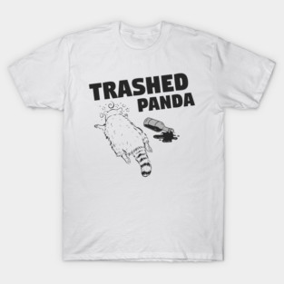 Hanover Drunk Raccoon Trashed Panda T-Shirt