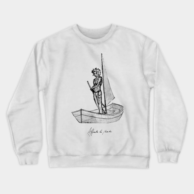 Title Affronter Le Monde Merch DropMermaid Crewneck Sweatshirt by Art4Music