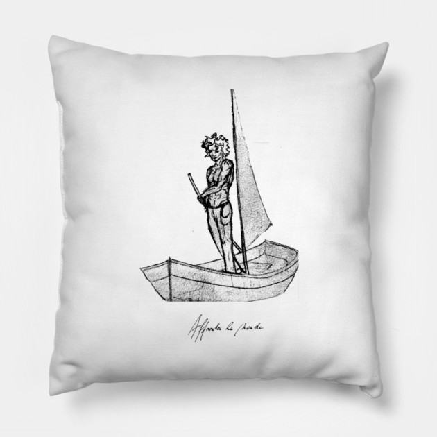 Title Affronter Le Monde Merch DropMermaid Pillow by Art4Music