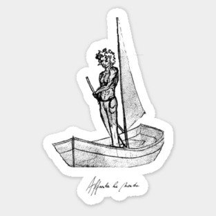 Title Affronter Le Monde Merch DropMermaid Sticker