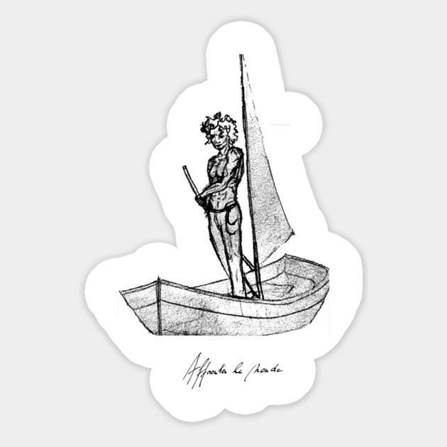 Title Affronter Le Monde Merch DropMermaid Magnet by Art4Music