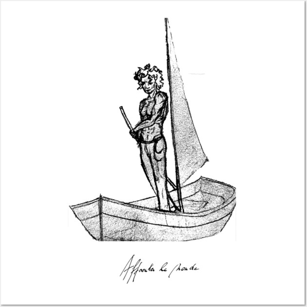 Title Affronter Le Monde Merch DropMermaid Wall Art by Art4Music