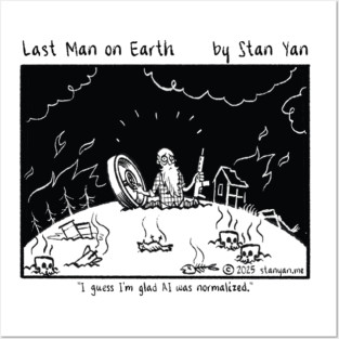 The Last Man on Earth: Normalizing AI Posters and Art