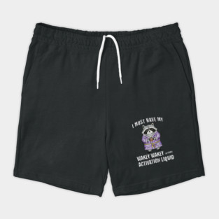 Grumpy Raccoon I Must Have My Wakey Wakey (& poop) Activation Liquid Shorts