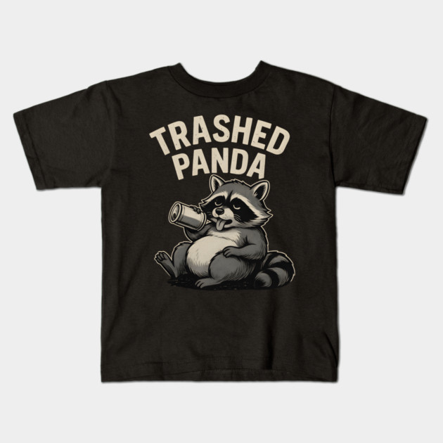 Trashed Panda Meme – Drunk Raccoon Kids T-Shirt by ArtistTee ⭐⭐⭐⭐⭐