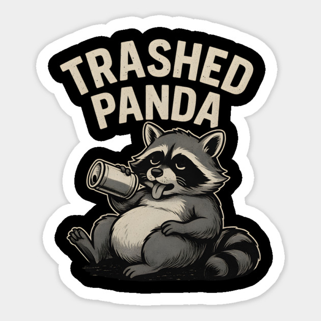 Trashed Panda Meme – Drunk Raccoon Magnet by ArtistTee ⭐⭐⭐⭐⭐
