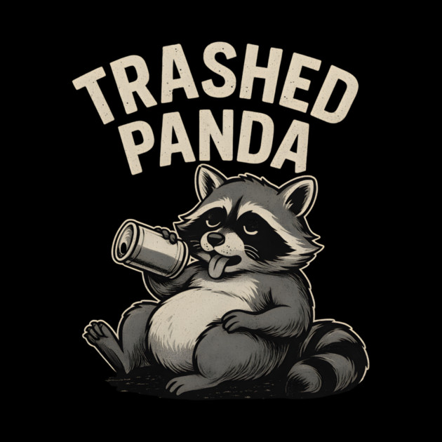 Trashed Panda Meme – Drunk Raccoon by ArtistTee ⭐⭐⭐⭐⭐