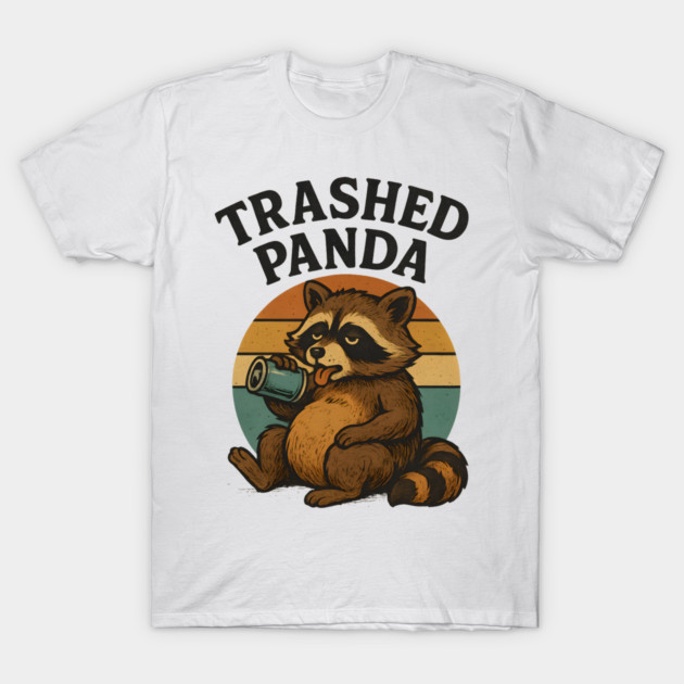 Trashed Pand – Drunk Raccoon Tetro T-Shirt by ArtistTee ⭐⭐⭐⭐⭐