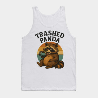Trashed Pand – Drunk Raccoon Tetro Tank Top