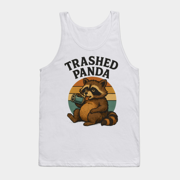 Trashed Pand – Drunk Raccoon Tetro Tank Top by ArtistTee ⭐⭐⭐⭐⭐