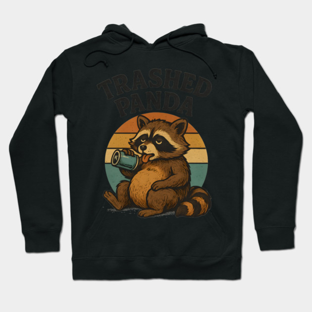 Trashed Pand – Drunk Raccoon Tetro Hoodie by ArtistTee ⭐⭐⭐⭐⭐