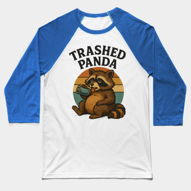Trashed Pand – Drunk Raccoon Tetro Baseball T-Shirt by ArtistTee ⭐⭐⭐⭐⭐