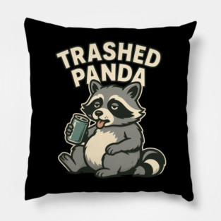 Trashed Panda Mem Pillow