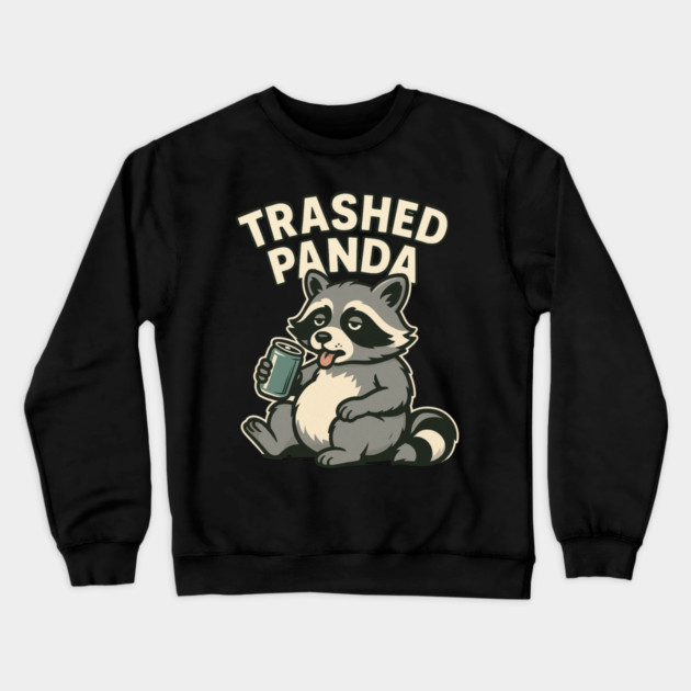 Trashed Panda Mem Crewneck Sweatshirt by ArtistTee ⭐⭐⭐⭐⭐