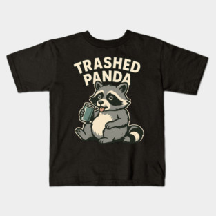 Trashed Panda Mem Kids T-Shirt