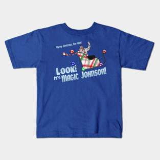 Pee-Wee's Christmas Special: It's Magic Johnson! Kids T-Shirt