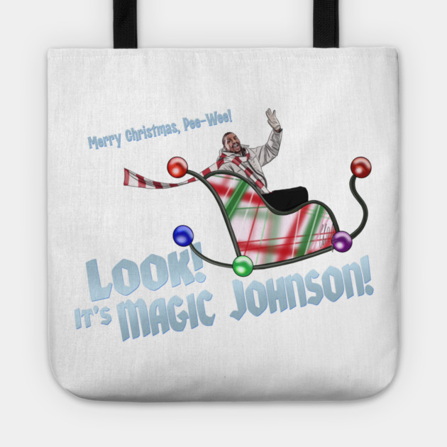 Pee-Wee's Christmas Special: It's Magic Johnson! Tote by 51Deesigns