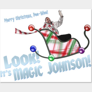 Pee-Wee's Christmas Special: It's Magic Johnson! Posters and Art