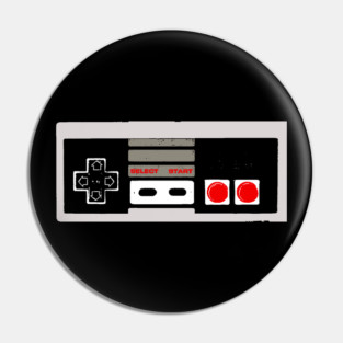 Vintage Game Controller Joystick Video Gamer 8Bit Pin