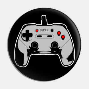 Vintage Game Controller Joystick Video Gamer 8Bit Pin
