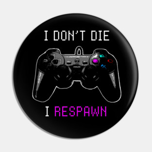 Respawn Vintage Game Controller Joystick Video Gamer 8Bit Retro Pin