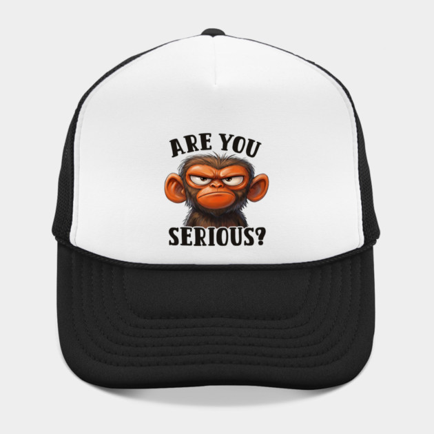 Are You Serious? - Angry Monkey Sarcastic Humor by UrbanLifeApparel