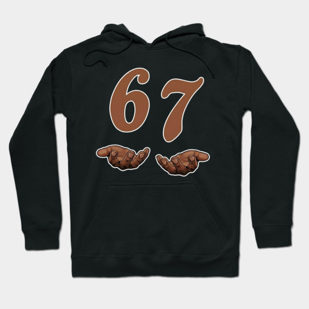 67 Meme Funny Slang Hoodie by UrbanLifeApparel