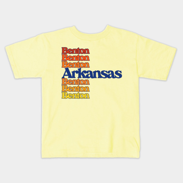 Benton, Arkansas Kids T-Shirt by rt-shirts
