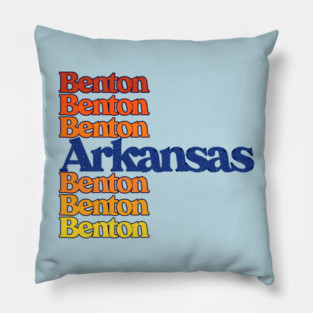 Benton, Arkansas Pillow