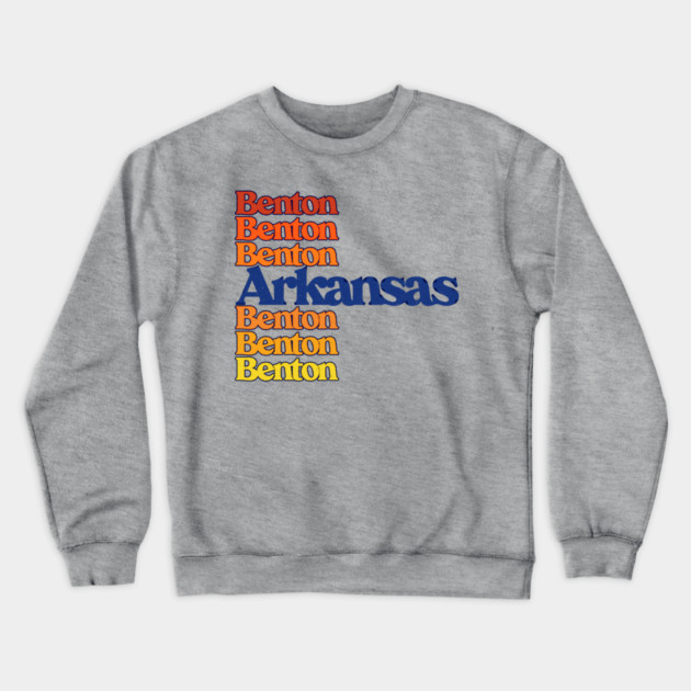Benton, Arkansas Crewneck Sweatshirt by rt-shirts