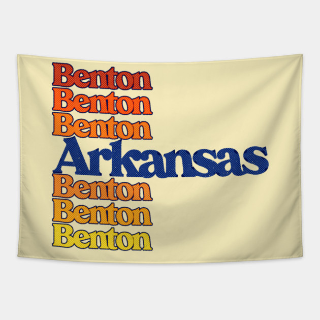 Benton, Arkansas Tapestry by rt-shirts