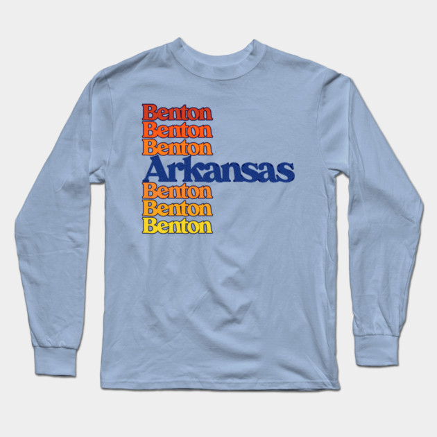 Benton, Arkansas Long Sleeve T-Shirt by rt-shirts