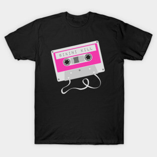 Bikini Kill Riot Grrrl White Cassette T-Shirt