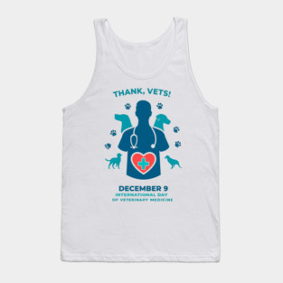 International Day of Veterinary Medicine December 9 T‑Shirt Tank Top