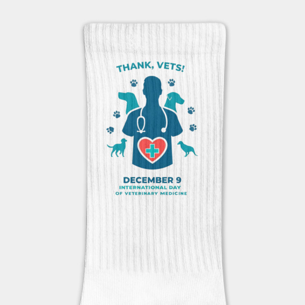 International Day of Veterinary Medicine December 9 T‑Shirt by Ink Lines