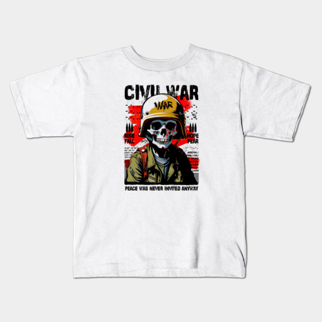 CIVIL WAR Kids T-Shirt by artslaves