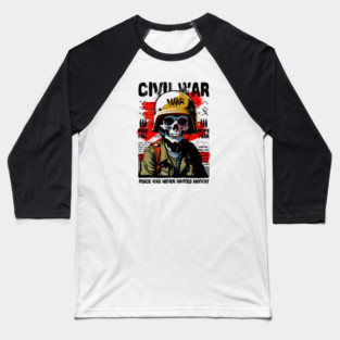 CIVIL WAR Baseball T-Shirt