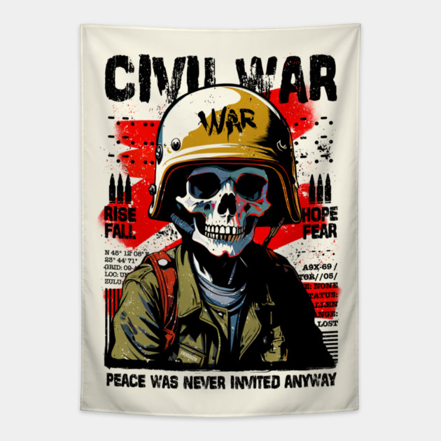 CIVIL WAR Tapestry by artslaves