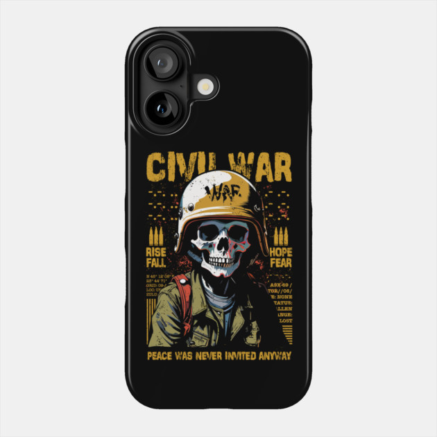 CIVIL WAR Phone Case by artslaves