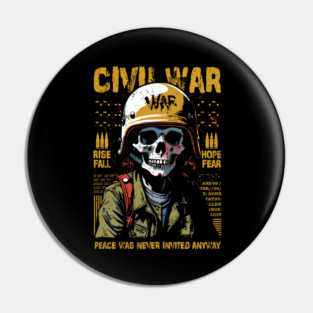 CIVIL WAR Pin