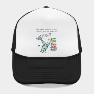 How Many Nights A Week Should You Be Reading 6-7 Pigeon-Elephant-Piggie Children's BooksFunny Meme Hat