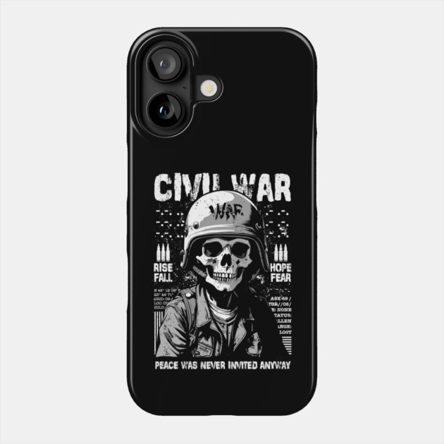 CIVIL WAR Phone Case by artslaves