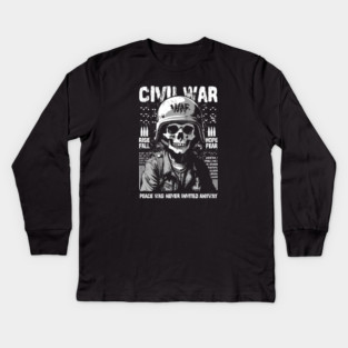 CIVIL WAR Kids Long Sleeve T-Shirt