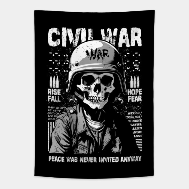 CIVIL WAR Tapestry by artslaves