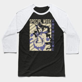 Umamusume Special week Baseball T-Shirt