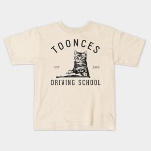 Toonces Driving School Kids T-Shirt