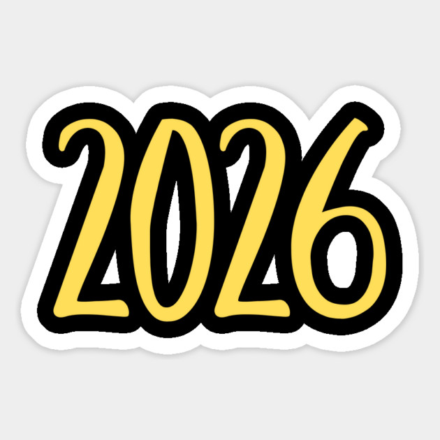 2026 New Year Celebration Magnet by Creatifly Graphic Tees