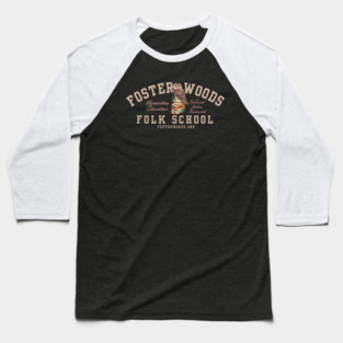 Foster Woods Folk School Baseball T-Shirt