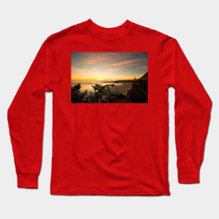 Cullercoats Bay Sunrise Long Sleeve T-Shirt