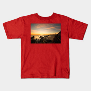 Cullercoats Bay Sunrise Kids T-Shirt